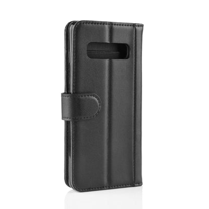 Wallet Case für Samsung Galaxy S10+ PLUS Echt Leder Innenfach Handy Tasche