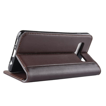 Wallet Case für Samsung Galaxy S10+ PLUS Echt Leder Innenfach Handy Tasche