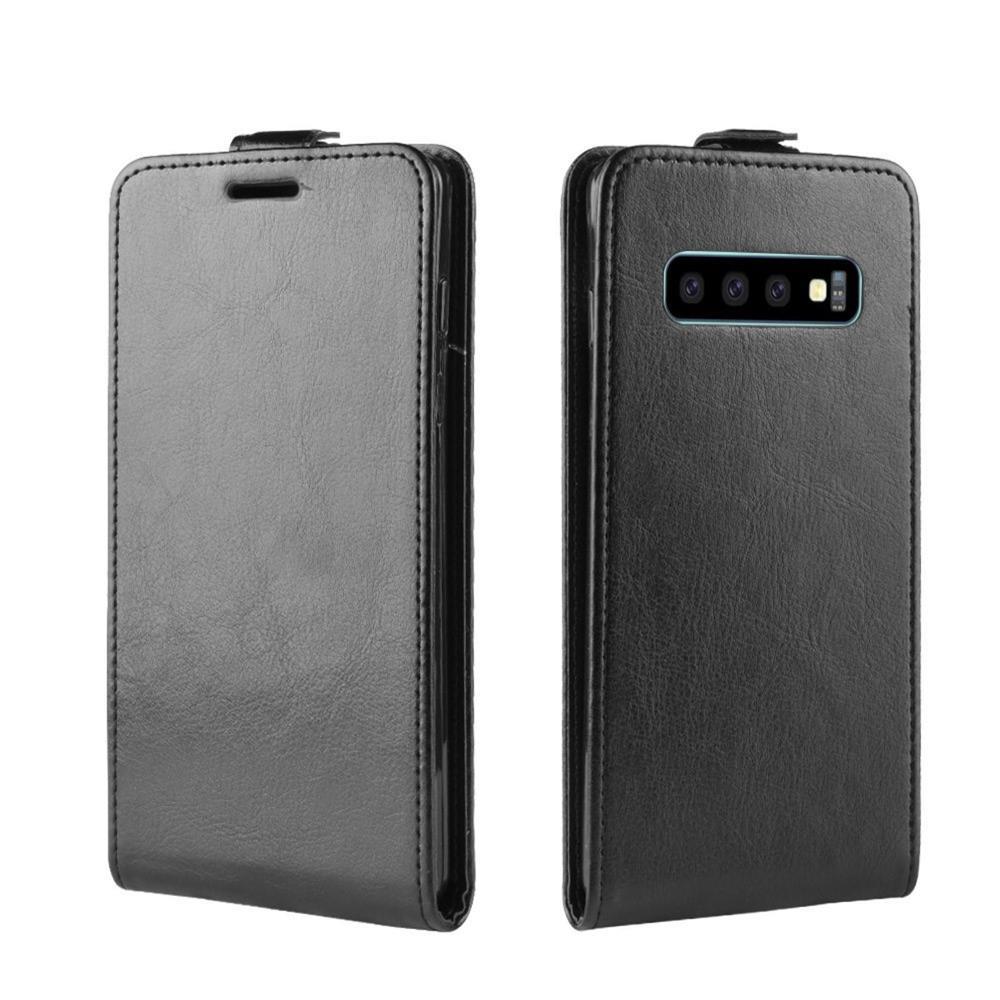 Flip Case für Samsung Galaxy S10 Crazy Horse Handy Tasche Card Slot