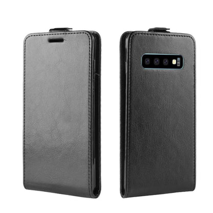 Flip Case für Samsung Galaxy S10 Crazy Horse Handy Tasche Card Slot