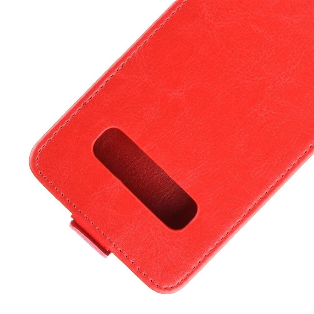 Flip Case für Samsung Galaxy S10 Crazy Horse Handy Tasche Card Slot