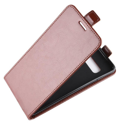 Flip Case für Samsung Galaxy S10 Crazy Horse Handy Tasche Card Slot