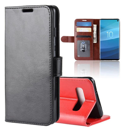 Wallet Case für Samsung Galaxy S10 Crazy Horse Handy Tasche Card Slot