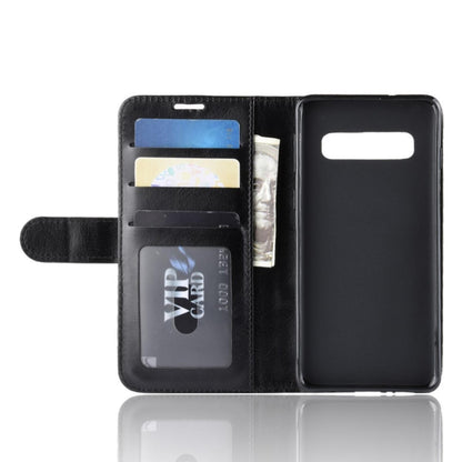 Wallet Case für Samsung Galaxy S10 Crazy Horse Handy Tasche Card Slot