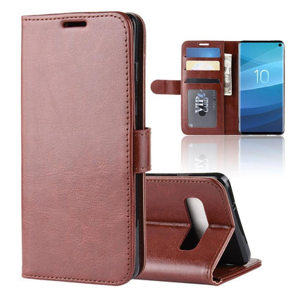 Wallet Case für Samsung Galaxy S10 Crazy Horse Handy Tasche Card Slot