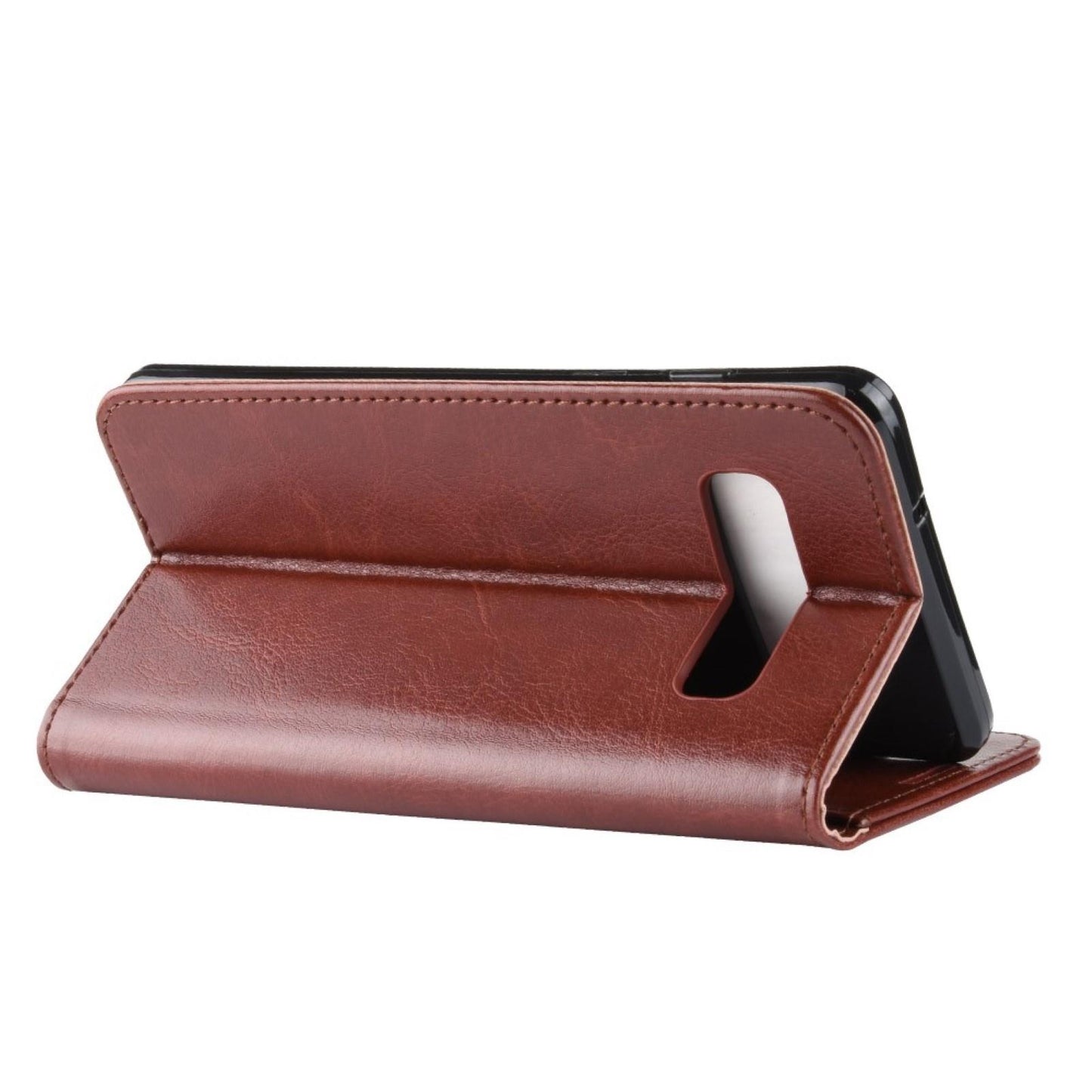 Wallet Case für Samsung Galaxy S10 Crazy Horse Handy Tasche Card Slot