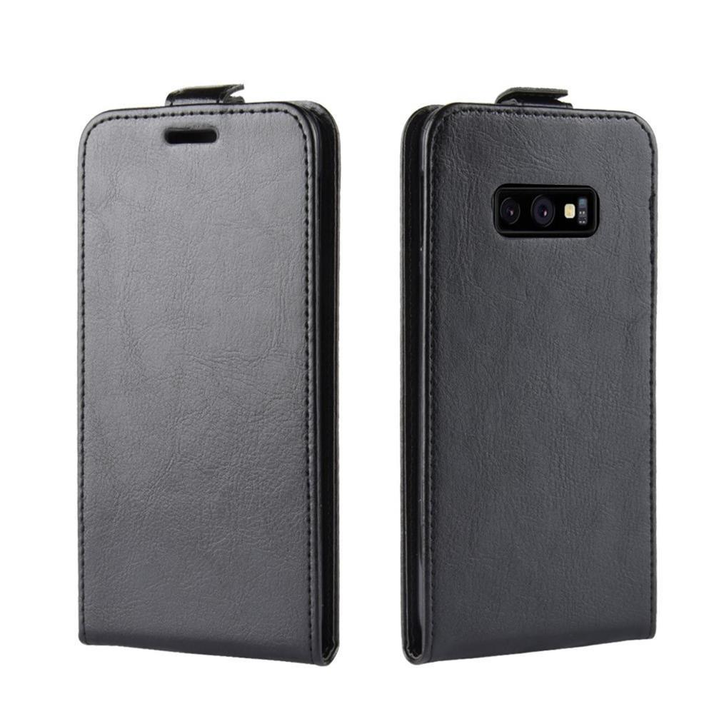 Flip Case für Samsung Galaxy S10e Crazy Horse Handy Tasche Card Slot