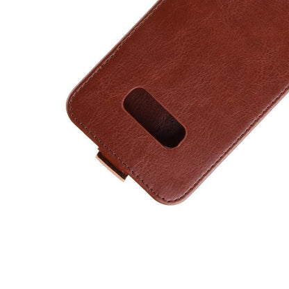 Flip Case für Samsung Galaxy S10e Crazy Horse Handy Tasche Card Slot