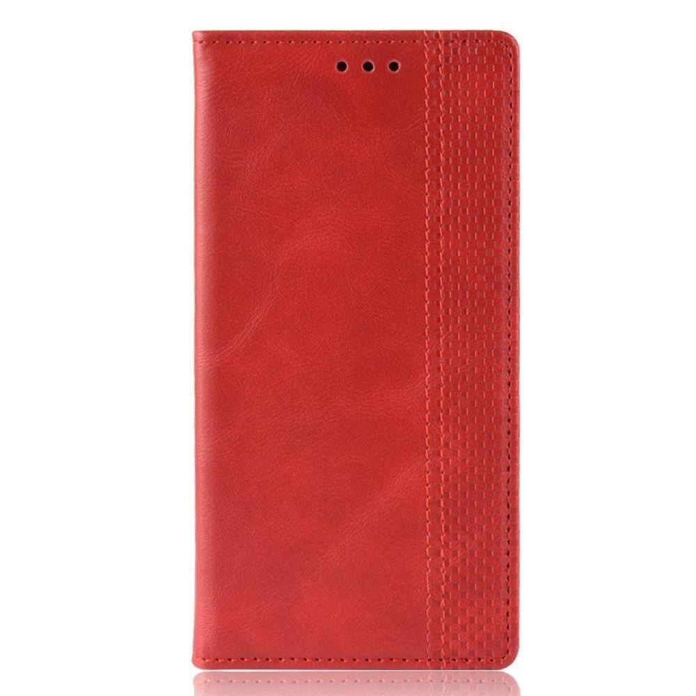 Wallet Case für Samsung Galaxy S10e Vintage Karo Handy Tasche Magnet