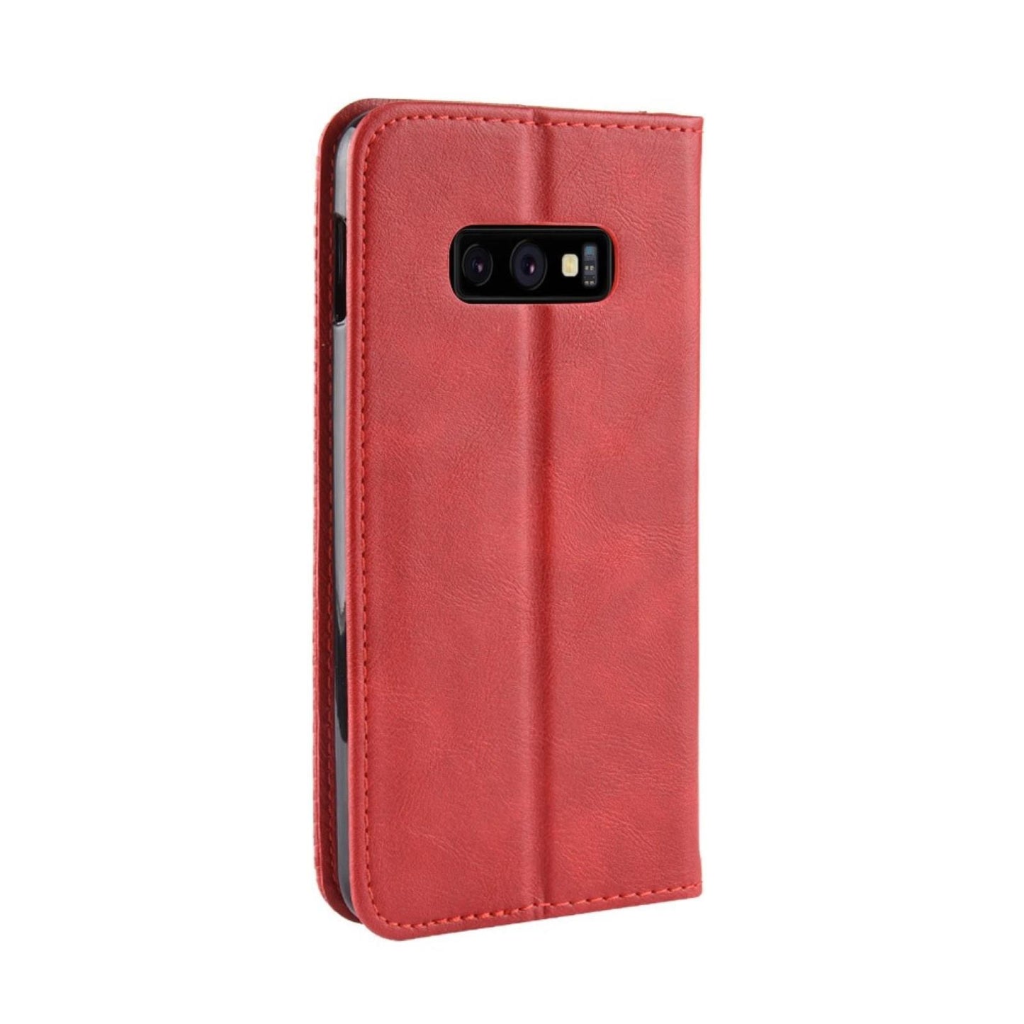 Wallet Case für Samsung Galaxy S10e Vintage Karo Handy Tasche Magnet
