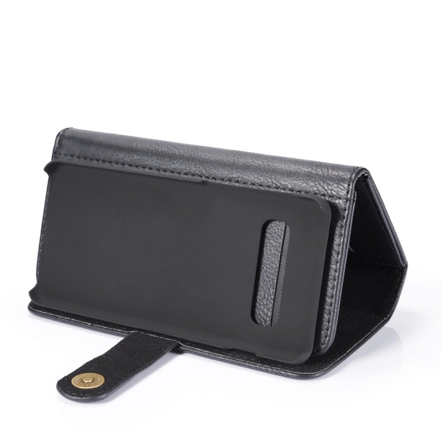 DG.MING Wallet Case für Samsung Galaxy S10 Echt Leder Brief Tasche 2in1 Etui Hülle