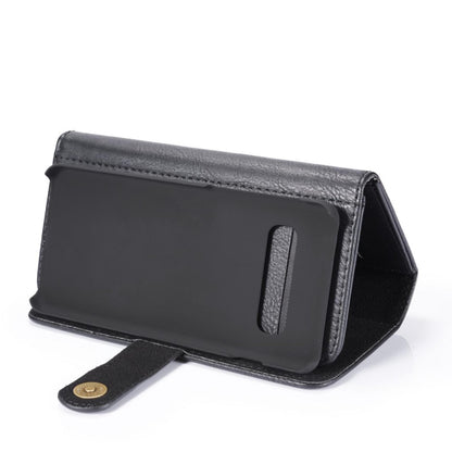 DG.MING Wallet Case für Samsung Galaxy S10 Echt Leder Brief Tasche 2in1 Etui Hülle