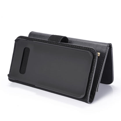 DG.MING Wallet Case für Samsung Galaxy S10 Echt Leder Brief Tasche 2in1 Etui Hülle