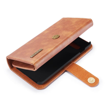 DG.MING Wallet Case für Samsung Galaxy S10 Echt Leder Brief Tasche 2in1 Etui Hülle