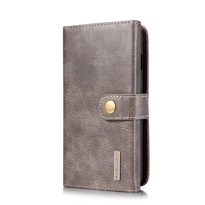 DG.MING Wallet Case für Samsung Galaxy S10 Echt Leder Brief Tasche 2in1 Etui Hülle