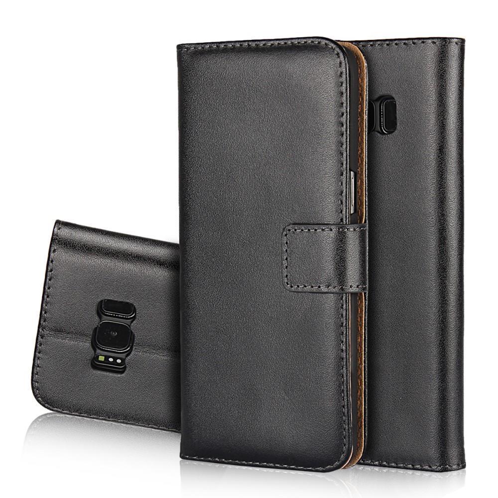 Wallet Case für Samsung Galaxy S8+ PLUS Genuine Split Echt Leder Tasche
