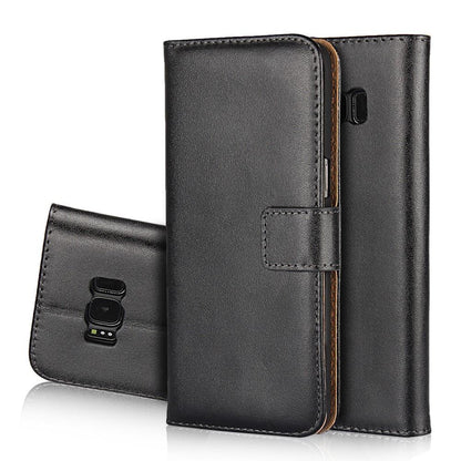 Wallet Case für Samsung Galaxy S8+ PLUS Genuine Split Echt Leder Tasche