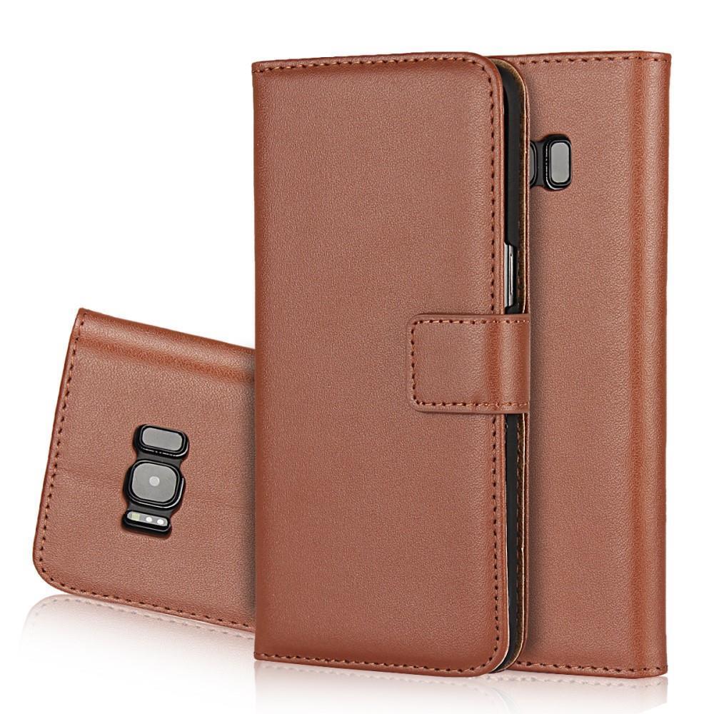 Wallet Case für Samsung Galaxy S8+ PLUS Genuine Split Echt Leder Tasche