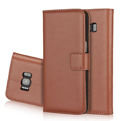 Wallet Case für Samsung Galaxy S8+ PLUS Genuine Split Echt Leder Tasche