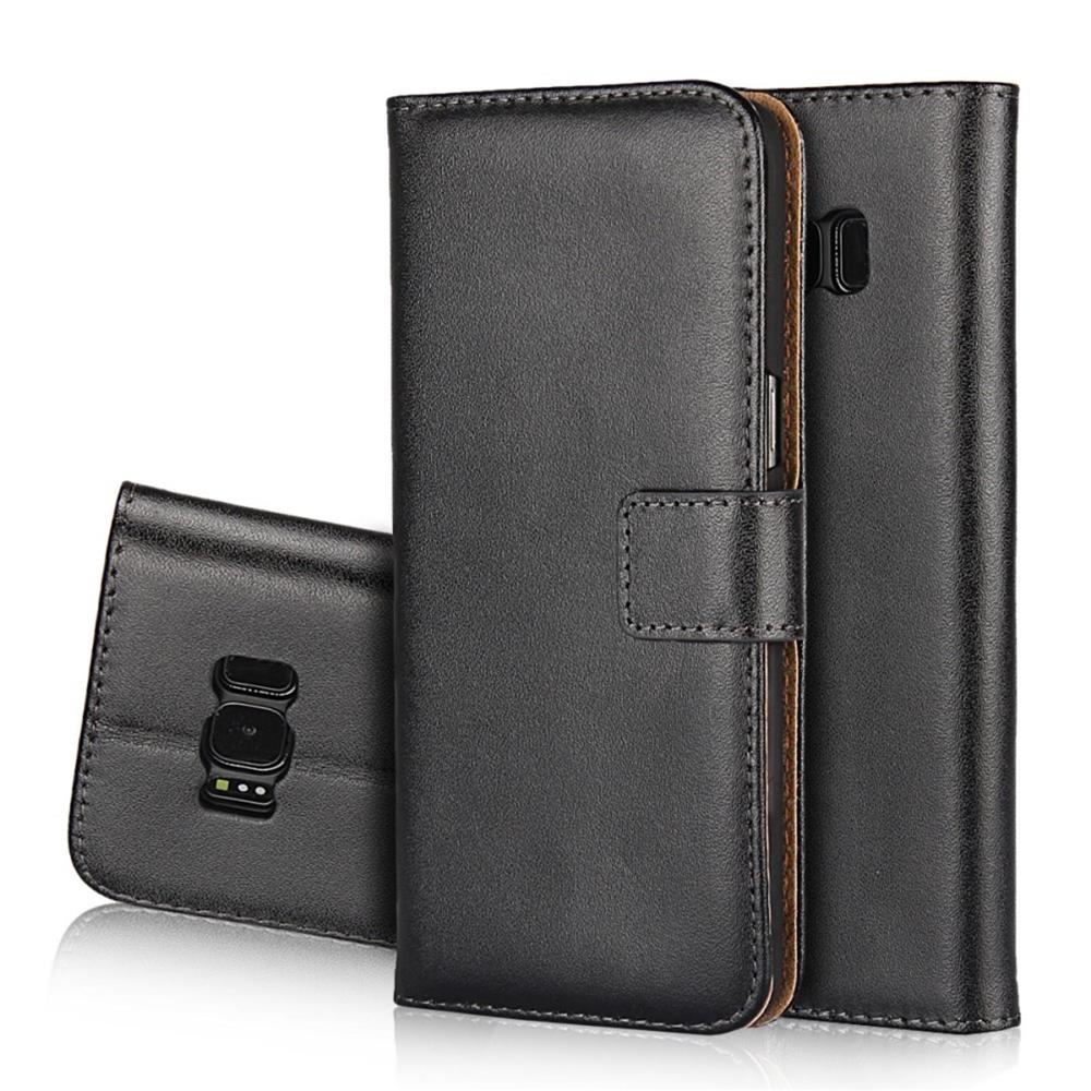 Wallet Case für Samsung Galaxy S8+ PLUS Genuine Split Echt Leder Tasche