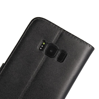 Wallet Case für Samsung Galaxy S8+ PLUS Genuine Split Echt Leder Tasche
