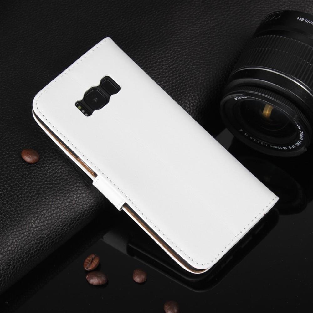 Wallet Case für Samsung Galaxy S8+ PLUS Genuine Split Echt Leder Tasche
