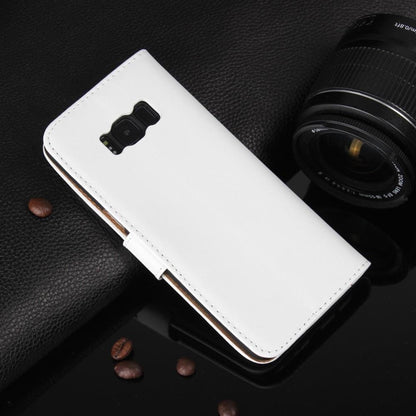 Wallet Case für Samsung Galaxy S8+ PLUS Genuine Split Echt Leder Tasche