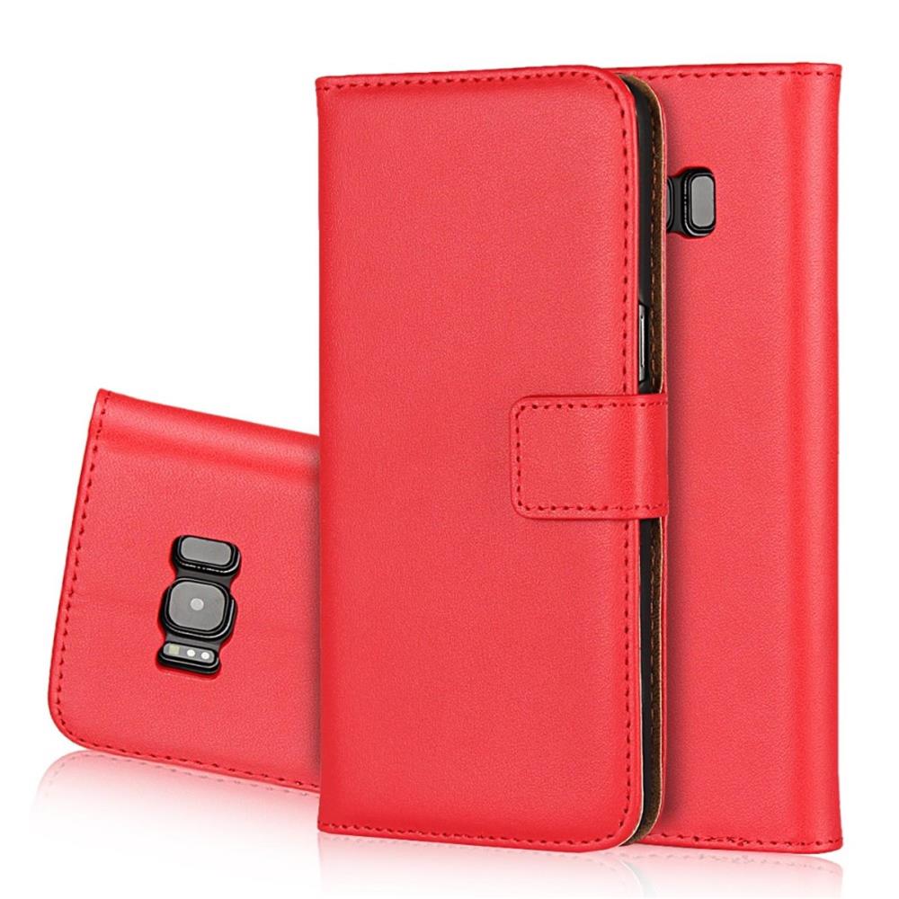 Wallet Case für Samsung Galaxy S8+ PLUS Genuine Split Echt Leder Tasche