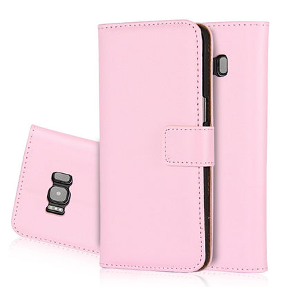 Wallet Case für Samsung Galaxy S8+ PLUS Genuine Split Echt Leder Tasche
