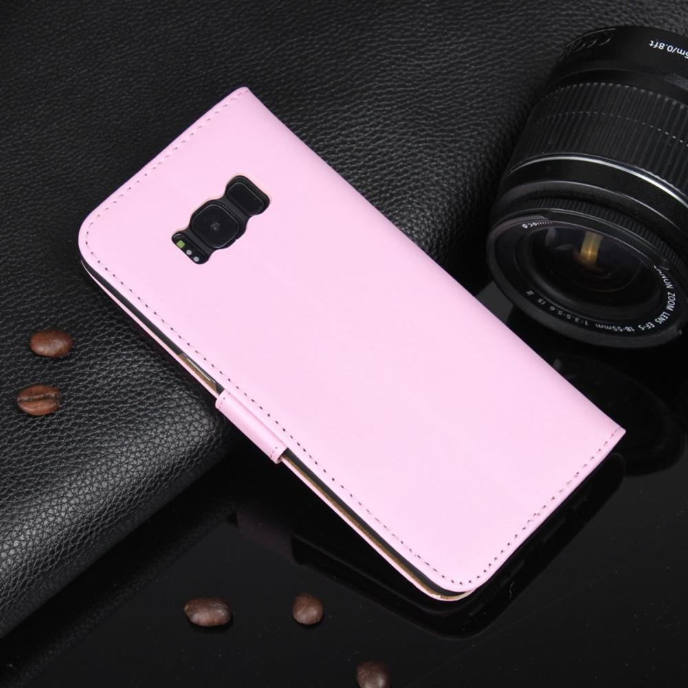 Wallet Case für Samsung Galaxy S8+ PLUS Genuine Split Echt Leder Tasche
