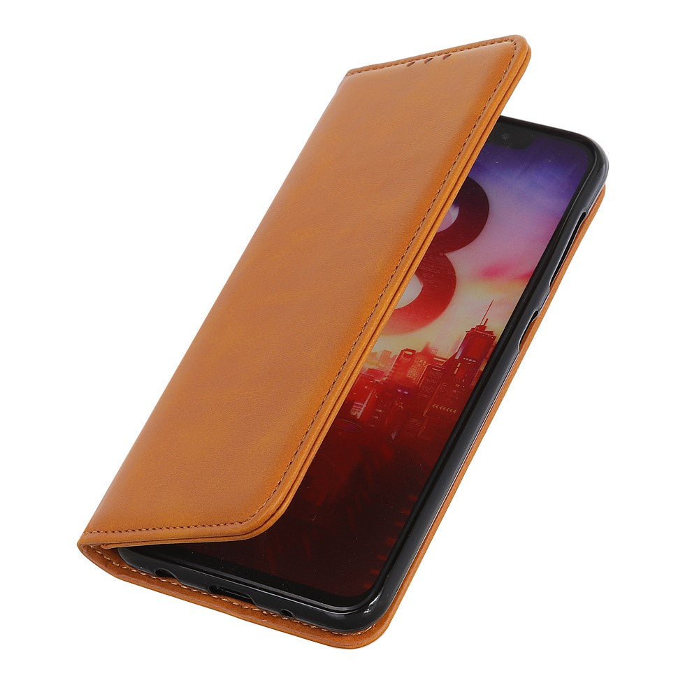 Wallet Case für Samsung Galaxy A40 Echt Leder Magnet Handy Tasche