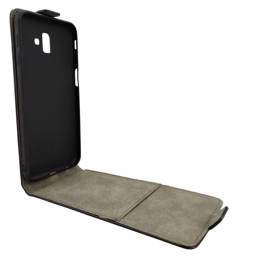 Flip Case für Samsung Galaxy J6+ 2018 TPU Flexi Slim Klapp Etui Magnet