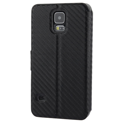 Wallet Case für Samsung Galaxy S5 G900 Carbon Fiber