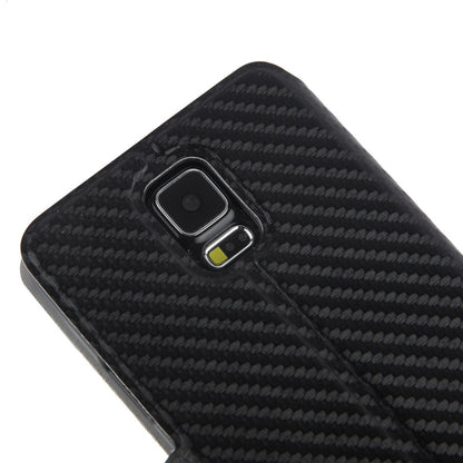 Wallet Case für Samsung Galaxy S5 G900 Carbon Fiber