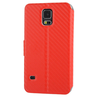 Wallet Case für Samsung Galaxy S5 G900 Carbon Fiber