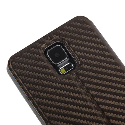 Wallet Case für Samsung Galaxy S5 G900 Carbon Fiber