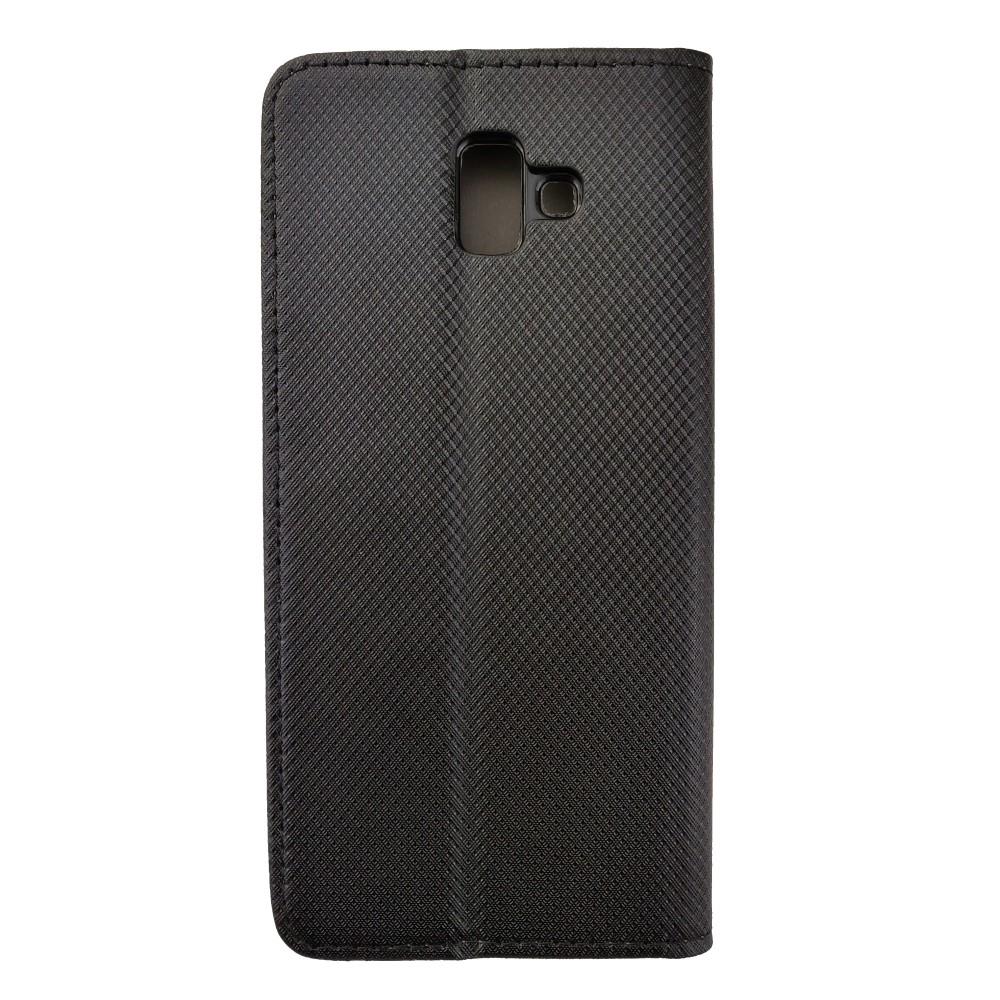 Wallet Case für Samsung Galaxy J6+ PLUS 2018 Karo Smart Magnet Handy Tasche