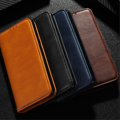 Wallet Case für Samsung Galaxy A70 Echt Leder Magnet Handy Tasche