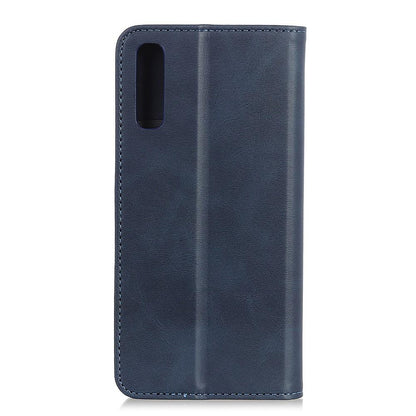 Wallet Case für Samsung Galaxy A70 Echt Leder Magnet Handy Tasche