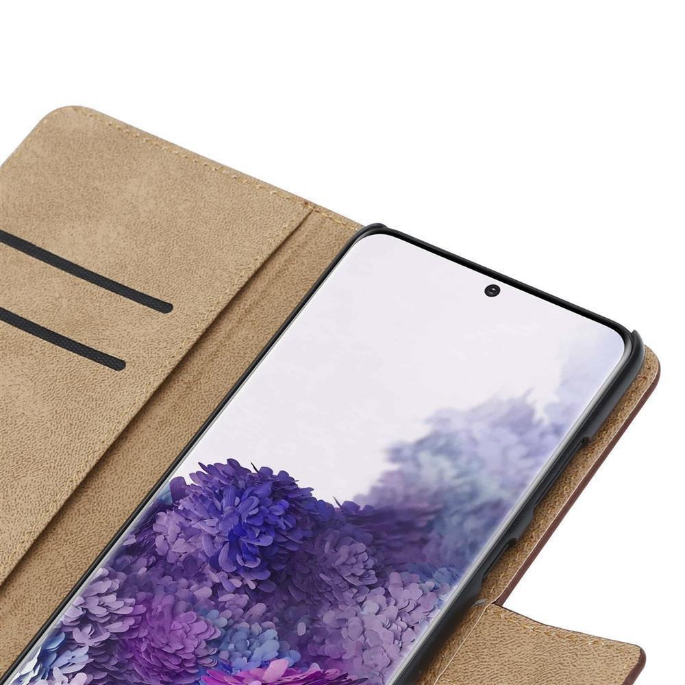 Wallet Case für Samsung Galaxy S20+ PLUS Genuine Split Echt Leder Handy Tasche