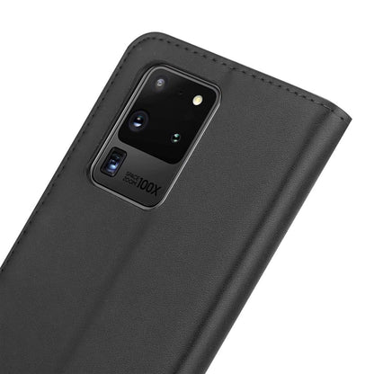 Wallet Case für Samsung Galaxy S20 Ultra Genuine Split Echt Leder Handy Tasche
