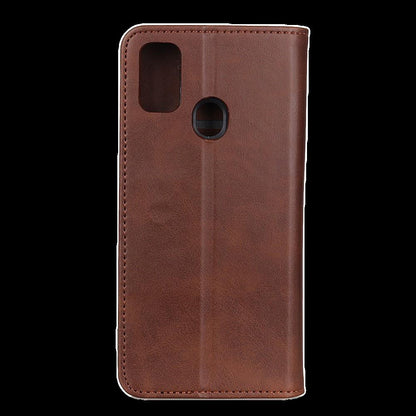 Wallet Case für Samsung Galaxy A21s Echt Leder Magnet Handy Tasche