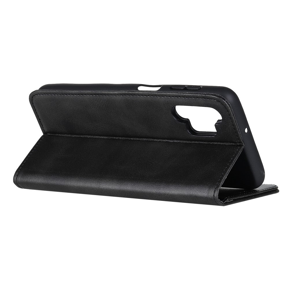 Wallet Case Echt Leder Magnet Handy Tasche Schutzhülle für Samsung Galaxy A32 5G