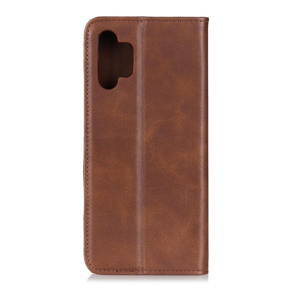 Wallet Case Echt Leder Magnet Handy Tasche Schutzhülle für Samsung Galaxy A32 5G