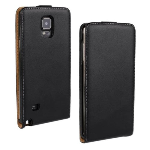Flip Case für Samsung Galaxy Note 4 Echt Leder Vertikal