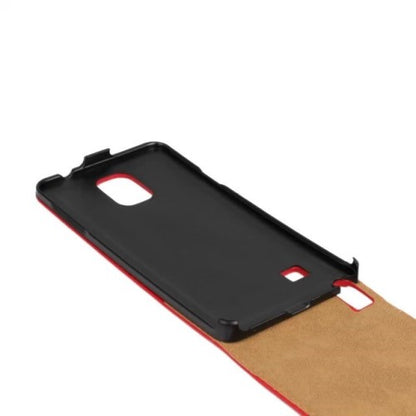 Flip Case für Samsung Galaxy Note 4 Echt Leder Vertikal