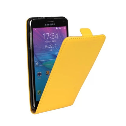 Flip Case für Samsung Galaxy Note 4 Echt Leder Vertikal