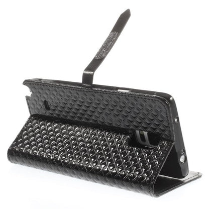 Wallet Case für Samsung Galaxy Note 4 TPU Stylish Rhombus