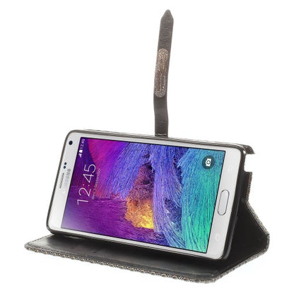 Wallet Case für Samsung Galaxy Note 4 TPU Stylish Rhombus