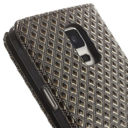 Wallet Case für Samsung Galaxy Note 4 TPU Stylish Rhombus